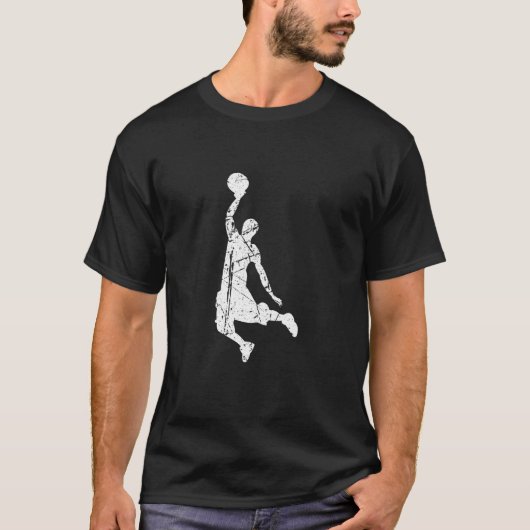Cool Sports Lover Basketball Player Dunk Team Coac T-shirt (Voorkant)