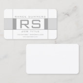 Cool Sporty Geometric Visitekaartje (Voorkant / Achterkant)