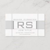 Cool Sporty Geometric Visitekaartje (Voorkant)