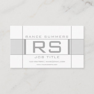 Cool Sporty Geometric Visitekaartje