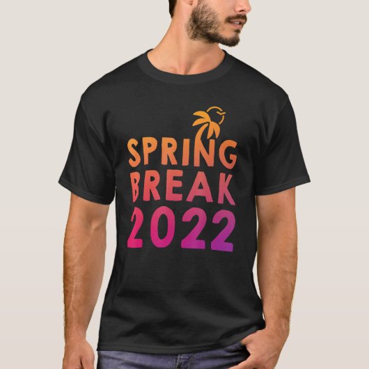 Cool Spring Break 2022 Sunset Family Matching T-shirt (Voorkant)
