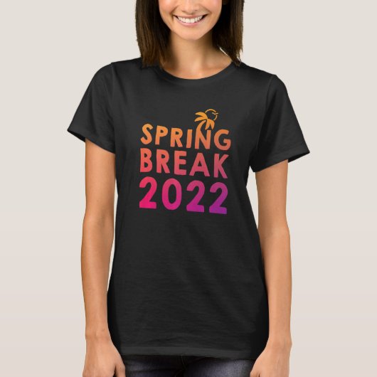 Cool Spring Break 2022 Sunset Family Matching T-shirt (Voorkant)