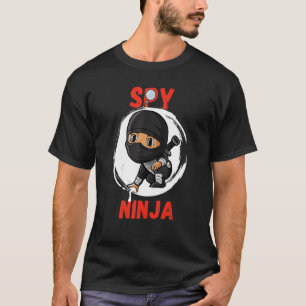 Cool Spy Gaming Ninjas Gamer Boy Girl Kinder Spy T-shirt