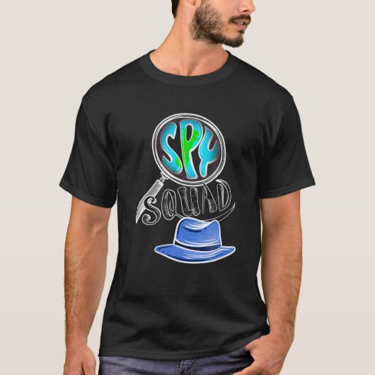 Cool Spy Squad Kinder Funny Secret Agent Groep Kin T-shirt (Voorkant)