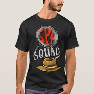Cool Spy Squad Kinder Funny Secret Agent Group C T-shirt