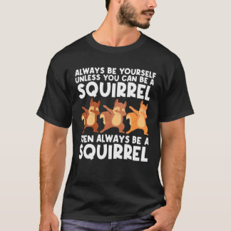 Cool Squirrel Art voor Mannen Chipmunk Prairie F T-shirt