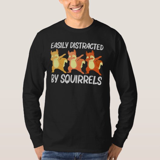 Cool Squirrel Art voor Mannen Chipmunk Prairie F T-shirt (Voorkant)