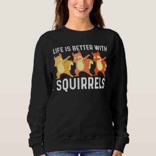 Cool Squirrel Art voor papa Papa Chipmunk Prairie Trui