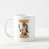 Cool Squirrel bescherm je Nuts Squirrel Hunters G Koffiemok (Links)