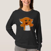 Cool Squirrel Holding Thumbs Up T-shirt (Voorkant)