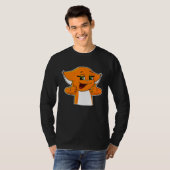 Cool Squirrel Holding Thumbs Up T-shirt (Voorkant volledig)