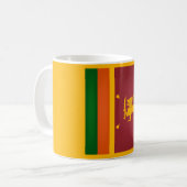 Cool Sri Lanka Flag Koffiemok (Voorkant links)