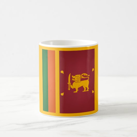 Cool Sri Lanka Flag Koffiemok (Center)