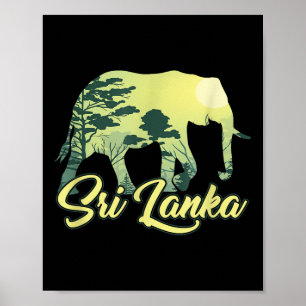 Cool Sri Lankaans strand Tropisch eiland Zomer Vac Poster