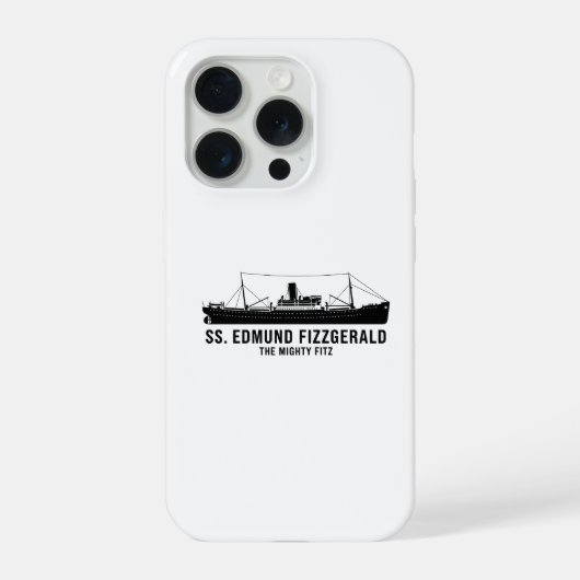 Cool SS Edmund Fitzgerald Mighty Fitz Grote Meren  iPhone Hoesje (Achterkant)