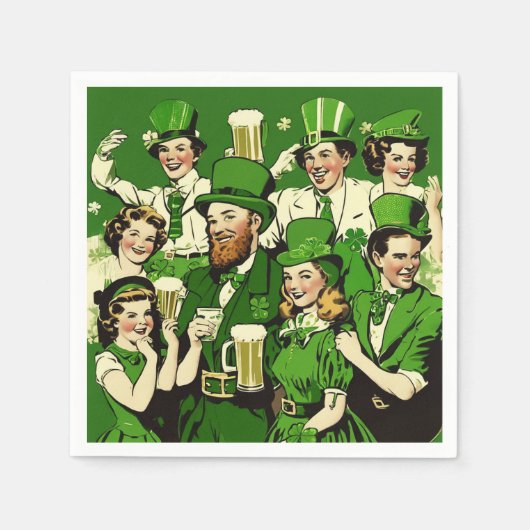 Cool St. Patrick's Day-feest Servet (Voorkant)