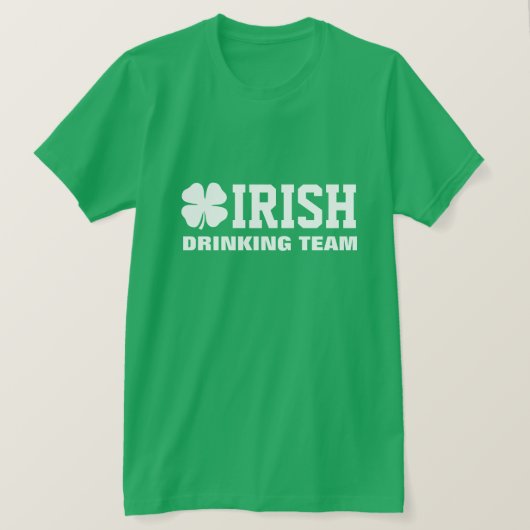 Cool St Patrick's Day Shirt | Iers drink team (Design voorkant)