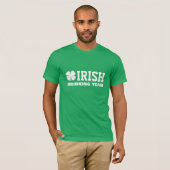 Cool St Patrick's Day Shirt | Iers drink team (Voorkant volledig)