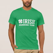 Cool St Patrick's Day Shirt | Iers drink team (Voorkant)