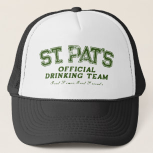 Cool St Patricks's Day drink team trucker hoed Trucker Pet