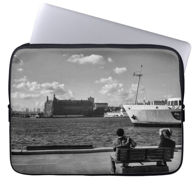 Cool, stadfoto van de levensstijl in Istanbul Laptop Sleeve (Voorkant)