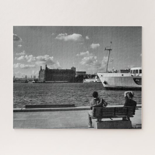 Cool, stadfoto van de levensstijl in Istanbul Legpuzzel (Horizontaal)