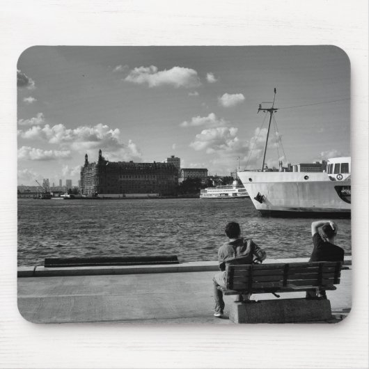 Cool, stadfoto van de levensstijl in Istanbul Muismat (Voorkant)