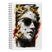 Cool standbeeld met zonnebril – Oude wijsheid mode