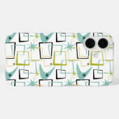 Cool Starburst Boomerang Squares Midden-eeuw Case-Mate iPhone Case (Achterkant (horizontaal))