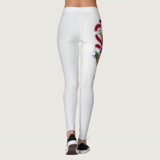 Cool State of Illinois Flag Mode Leggings (Achterkant)