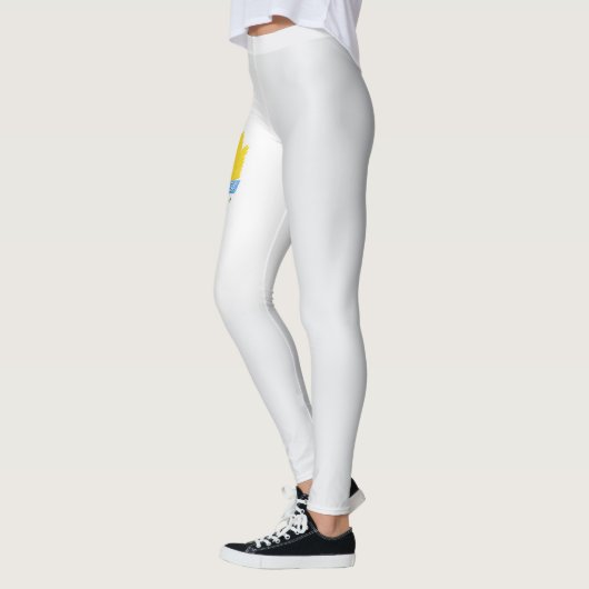 Cool State of Illinois Flag Mode Leggings (Links)