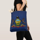 Cool State of Pennsylvania Flag Mode Tote Bag (Dichtbij)