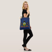Cool State of Pennsylvania Flag Mode Tote Bag (Op model)