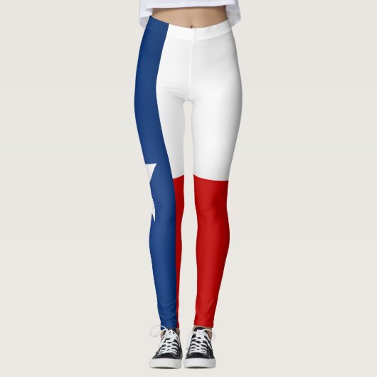 Cool State of Texas Flag Mode Leggings (Voorkant)