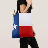 Cool State of Texas Flag Mode Tote Bag (Dichtbij)
