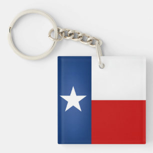 Cool State of Texas Flag Sleutelhanger