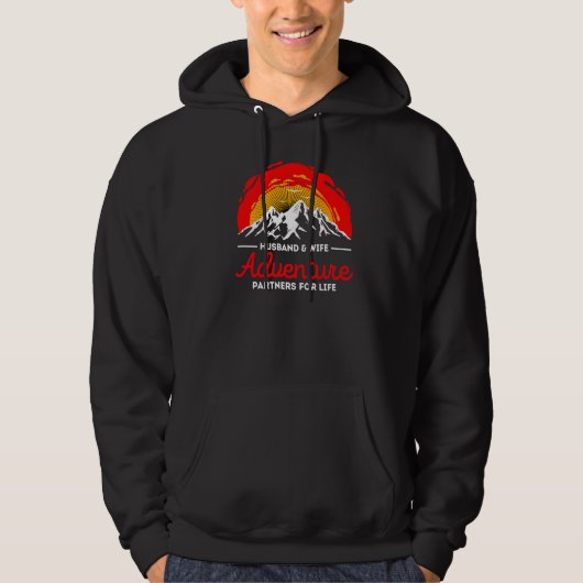 Cool statement Valentijnsdag paar in liefde deel Hoodie (Voorkant)