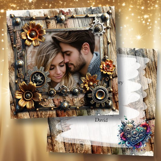 Cool Steampunk gepersonaliseerd Jubileum