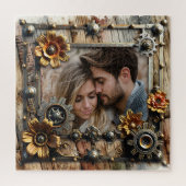Cool Steampunk Gepersonaliseerde Foto Legpuzzel (Verticaal)