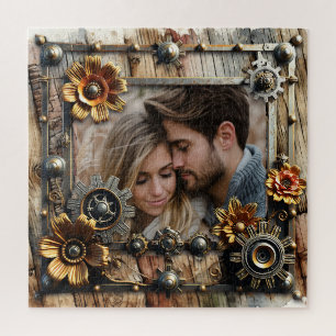 Cool Steampunk Gepersonaliseerde Foto Legpuzzel