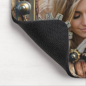 Cool Steampunk Gepersonaliseerde Foto Muismat (Hoek)