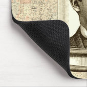 Cool Steampunk-klokkenbrein, hoofd-in-jar-kunst Muismat (Hoek)