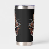 Cool steampunk liefhebbers naam toevoegen geïsoleerde drinkbeker