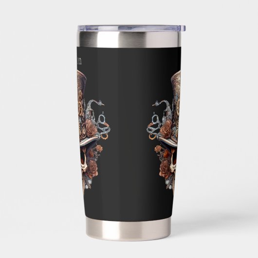 Cool steampunk liefhebbers naam toevoegen geïsoleerde drinkbeker (Links)