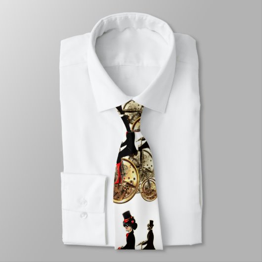 Cool steampunk penny-farthings, kloktijd stropdas (Gebonden)