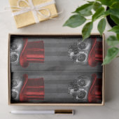 Cool steampunk schedel patroon tissuepapier (Geschenk)