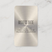 Cool Steel Metal Visitekaartje (Achterkant)