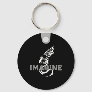 Cool Stel je Tattoo Dragon voor Sleutelhanger
