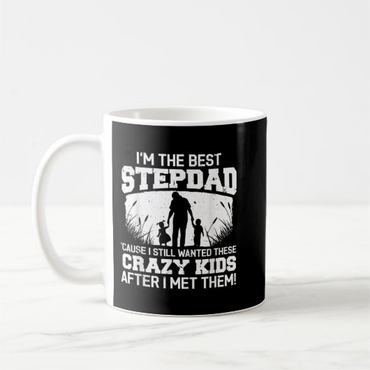 Cool Stepdad voor mannen vader Stap pap ouderschap Koffiemok (Links)