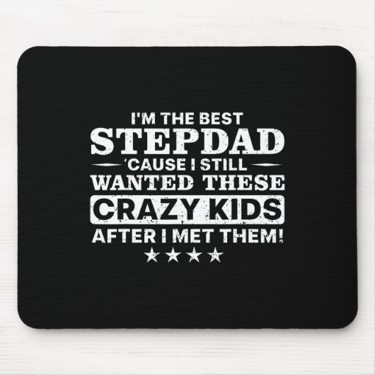 Cool Stepdad voor mannen vader Stap pap ouderschap Muismat (Voorkant)